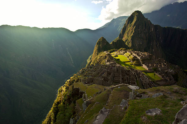 istock Machu Picchu mountain top in Peru 177000391