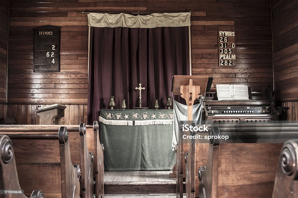 Kirche innen - Lizenzfrei Alt Stock-Foto