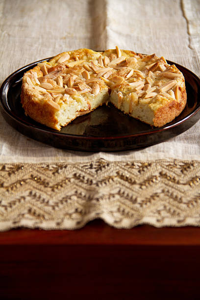 Almond Cake stock photo