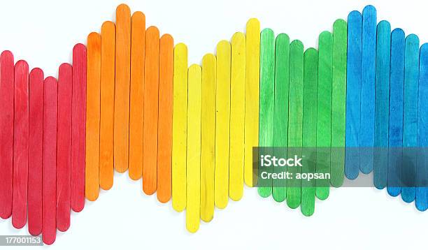 Blank Colorful Wood Icecream Stick Stock Photo - Download Image Now - Abstract, Art, Arts Culture and Entertainment