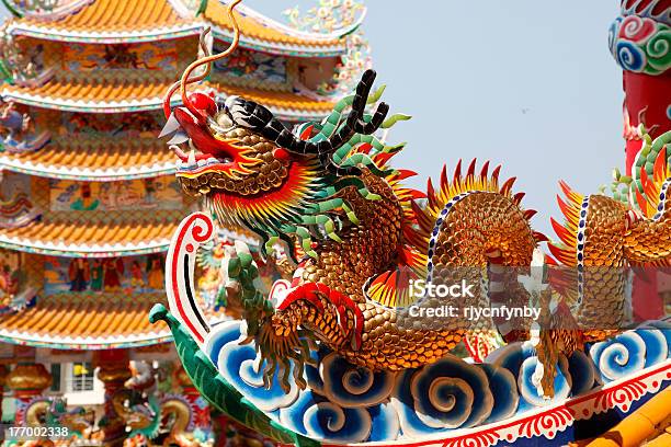 Chinesischer Tempel Stockfoto und mehr Bilder von Architektur - Architektur, Asien, Bajonett