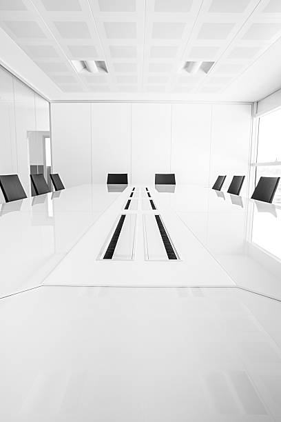 Corporate boardroom stock photo