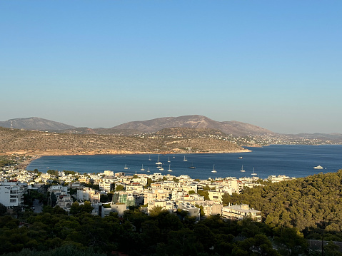 Glyfada, a seaside suburb of Athens, Greece.