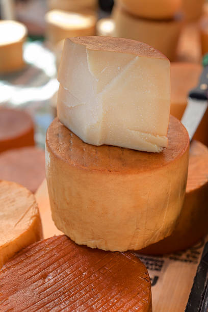 Idiazabal cheese, Ordizia, Goierri, Guipuzcoa, Basque Country, Spain