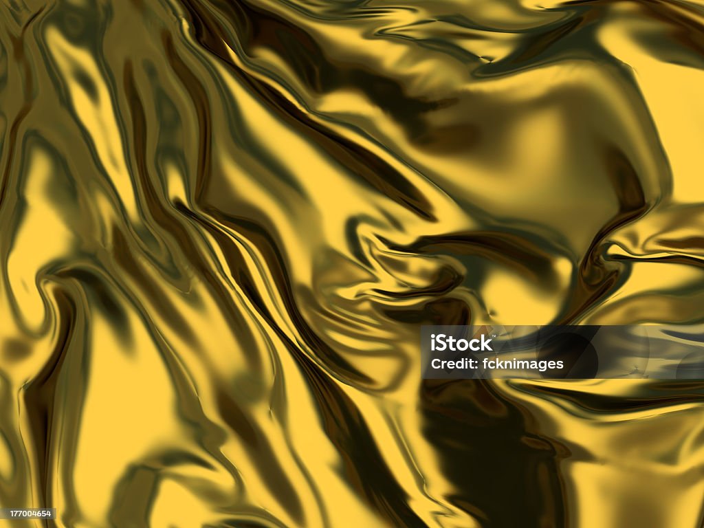 Fundo abstrato ouro de cetim - Foto de stock de Azul royalty-free