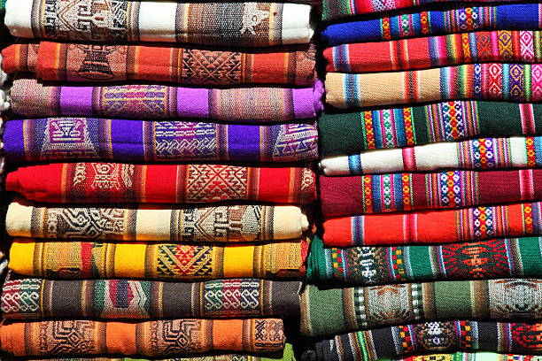 istock Bolivian (Andes region) traditional fabrics 177005569