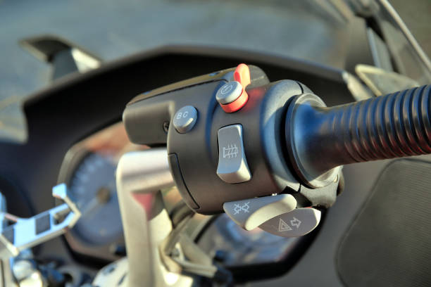 istock Switches on the handlebars of large bikes 1770061735