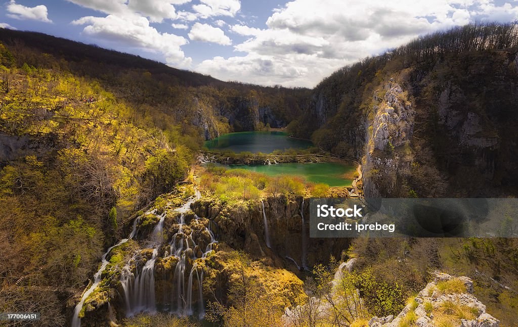 Lagos de Plitvice - Foto de stock de Croácia royalty-free