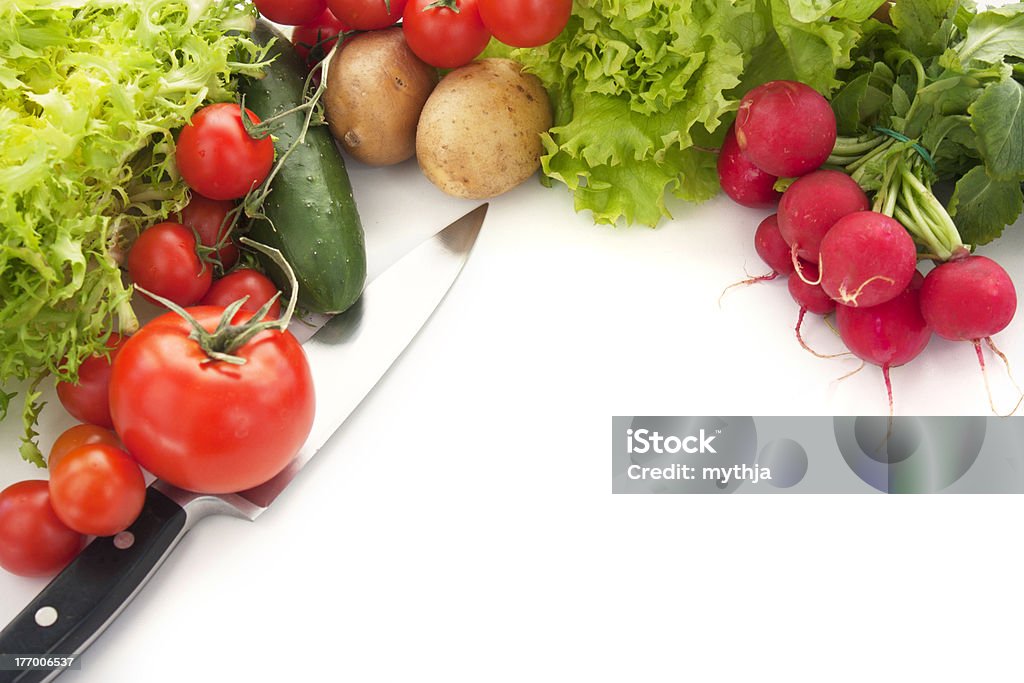Variedade de legumes frescos - Foto de stock de Agricultura royalty-free