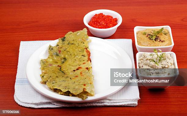 Karnataka Cucina Rotti E Salsa Al Peperoncino Salsa Indiana - Fotografie stock e altre immagini di Bangalore