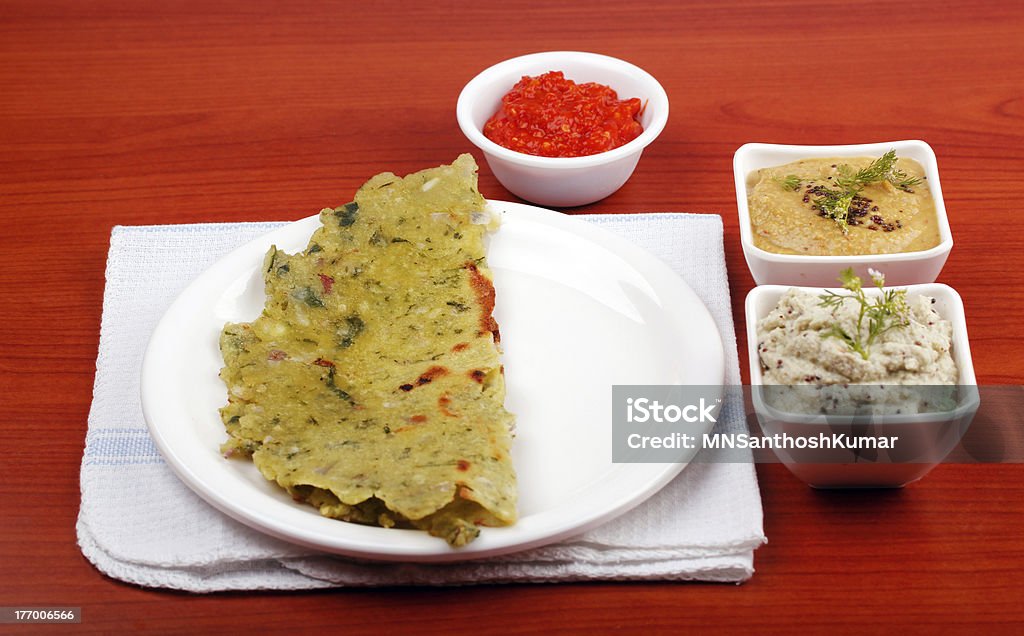 Карнатака кухни rotti, Чатни и Соус чили - Стоковые фото Бангалор роялти-фри