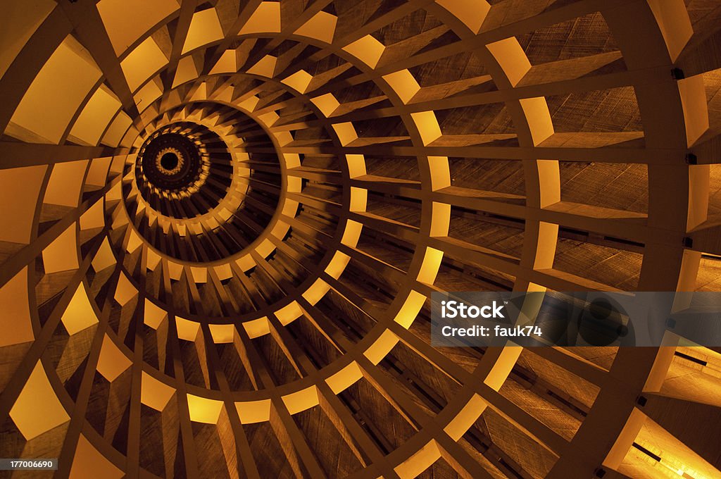 Roof beams, Madonna of Tears, Syracuse "Internal view of the Dome of Madonna delle Lacrime Church, Siracusa, Sicily. It reminds of something radiating from sky to Earth." Architecture Stock Photo