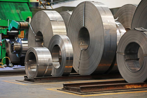 istock The rolled strip is in the production workshop, North China 1770069763