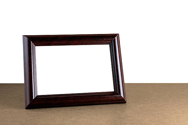 istock Old wooden photo frame 177007511