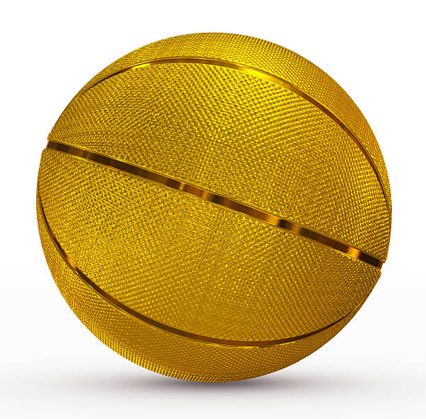 golden de basquete - gold ball sphere basketball - fotografias e filmes do acervo