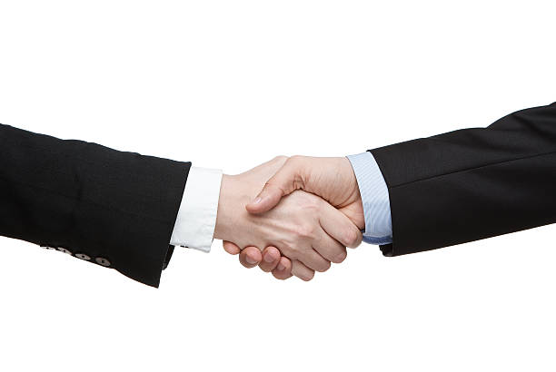 бизнес рукопожатие - handshake women human hand business стоковые фото и изображения