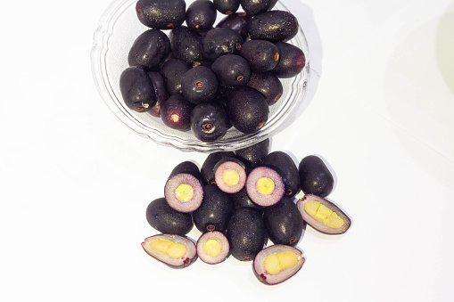 PLUM, commonly known as Java plum or Indian blackberry in English, Jamun or Jambul in Urdu & Hindi, Jambufalam or Mahaphala in Sanskrit, Naavar Pazham in Tamil and Neredu in Telugu, it goes by the botanical name Syzygium cumini.