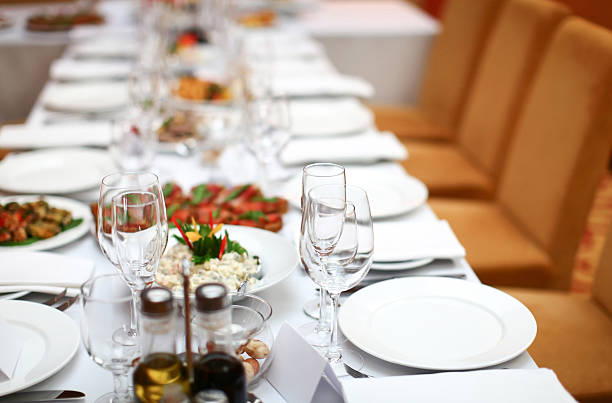 istock Table in a restaurant is ready for banquet 177009135