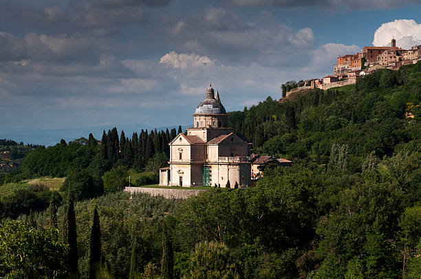 basilica сан biagio - madonna di san biagio стоковые фото и изображения