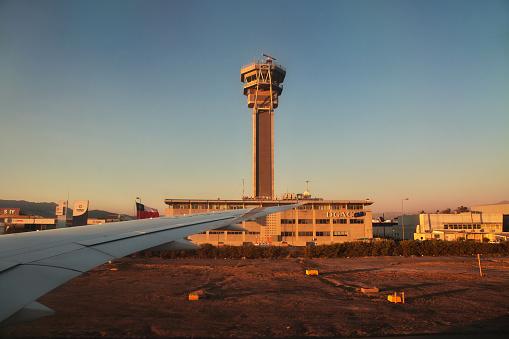 San Juan, Puerto Rico- October 25, 2011: Puerto Rico is the smallest island of the Greater Antilles in the Caribbean, located east of the Dominican Republic. It is a territory of the United States. Here is the San Juan International Airport.