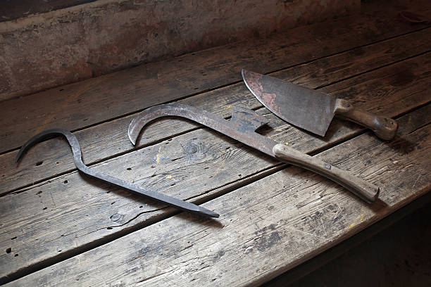 istock Torturing equipment in ancient castle 177010808