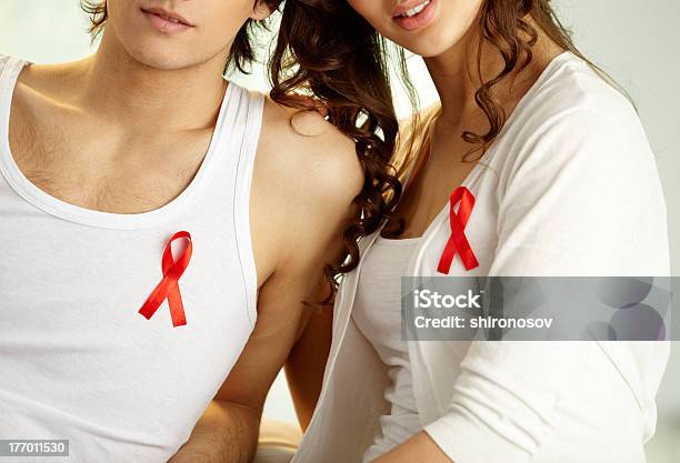 Teilnahme An Aidskampagne Stockfoto und mehr Bilder von AIDS - AIDS, Band, Dating