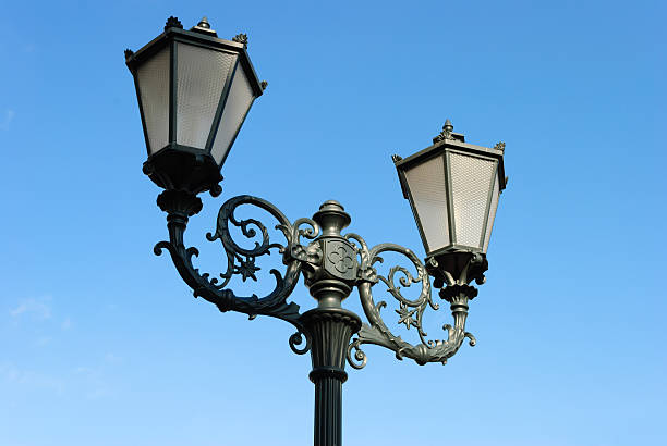 istock Forged street lamp. 177011693