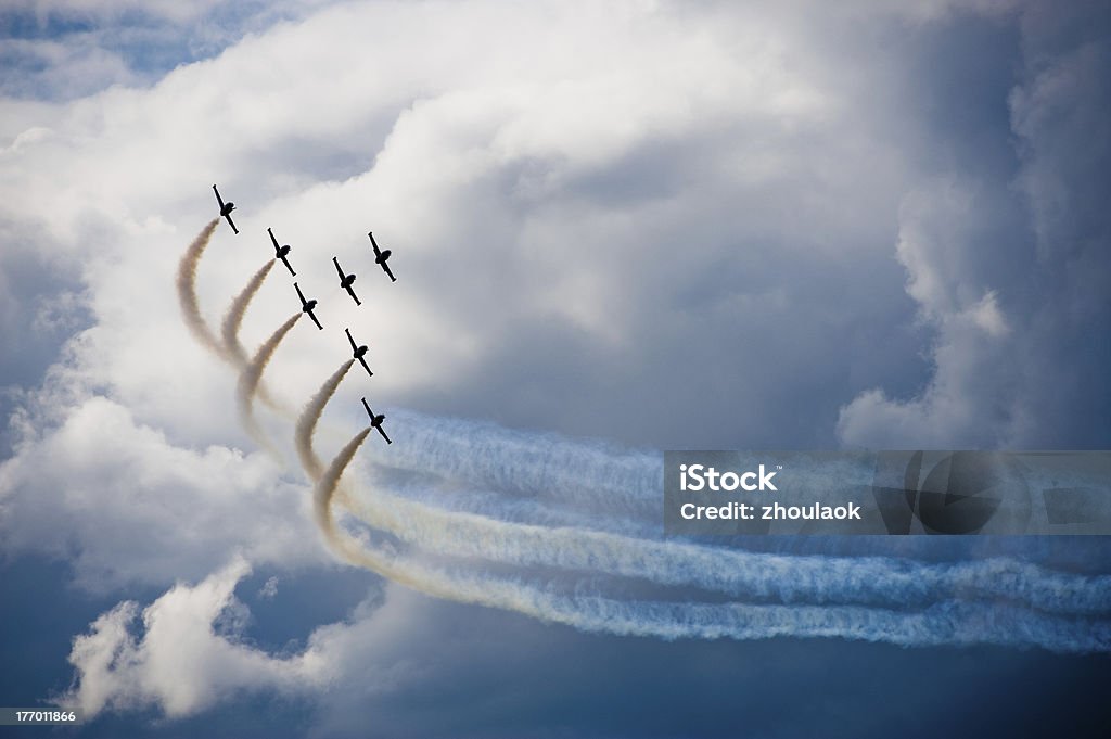 Avion en vol affiche - Photo de Meeting aérien libre de droits