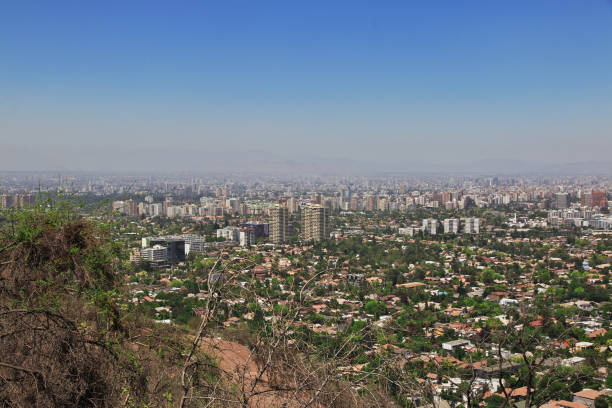 istock The panoramic view of Santiago city, Chile 1770126938