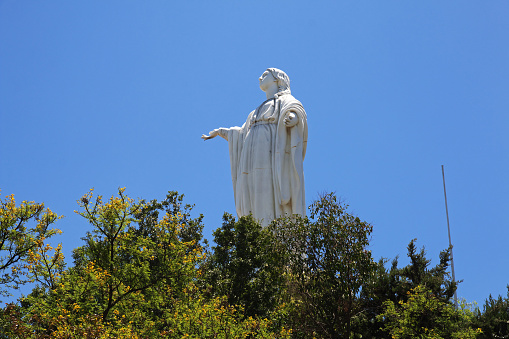 Sanctuary on San Cristobal Hill, Santiago, Chile, South America