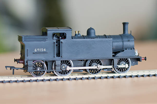 Model Steam Train stock photo