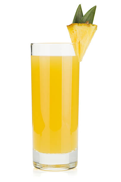 Pineapple juice in a glass