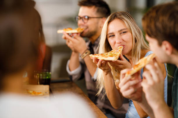istock Enjoying in pizza for lunch! 1770132274