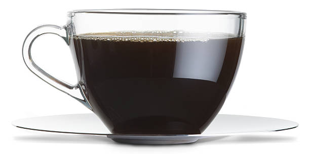 istock cup of black coffee isolated on a white  with  path 177013918