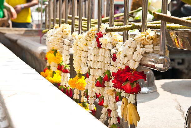 istock garland for worship in Thailand 177014126