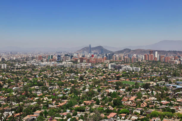istock The panoramic view of Santiago city, Chile 1770142448