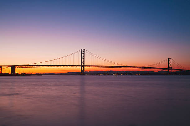 istock The Forth Road Bridge at dusk in Edinburgh Scotland 177014317