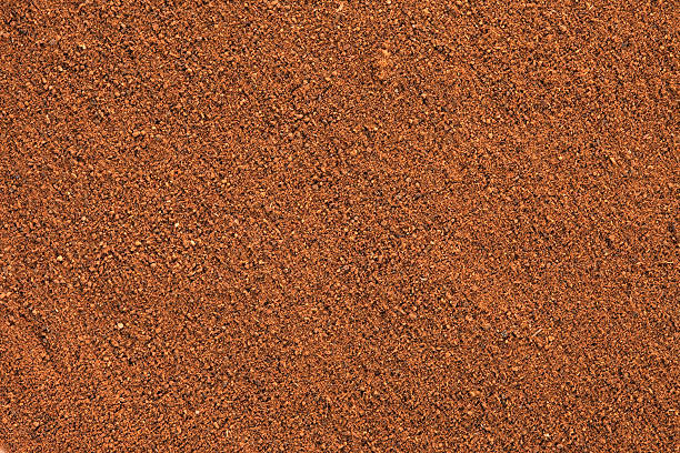 ground cinnamon hintergrund. - cinnamon powder stock-fotos und bilder