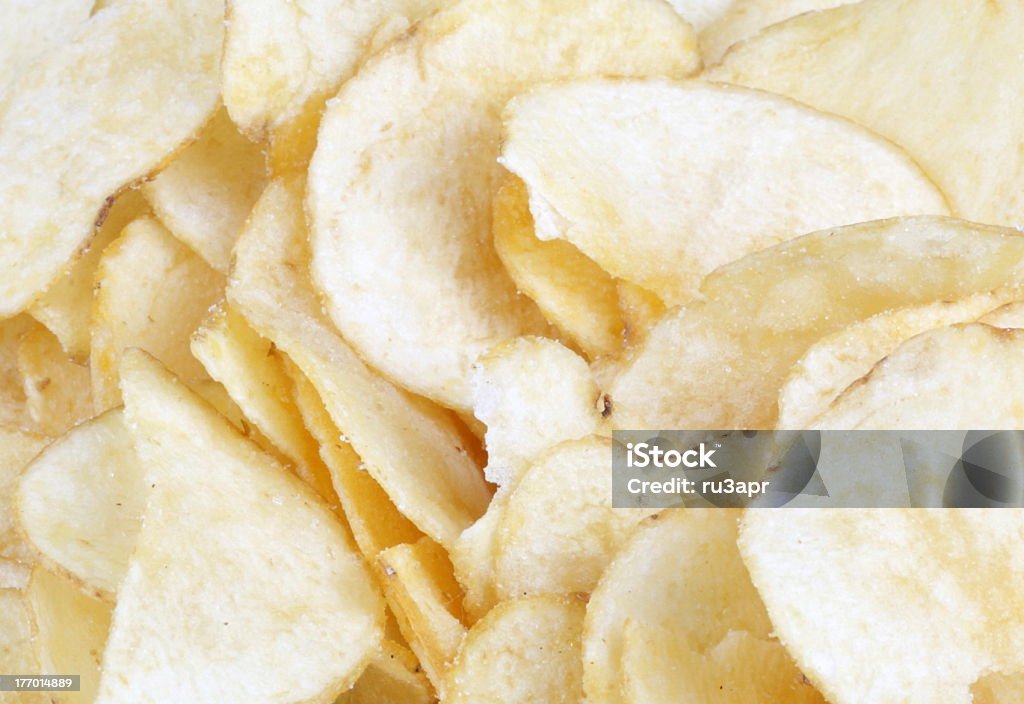 Muitas das batatas fritas - Royalty-free Alimentação Não-saudável Foto de stock