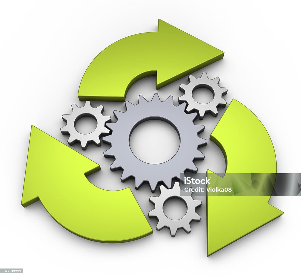 Diagrama de ciclo - Foto de stock de Flecha de retroceso libre de derechos