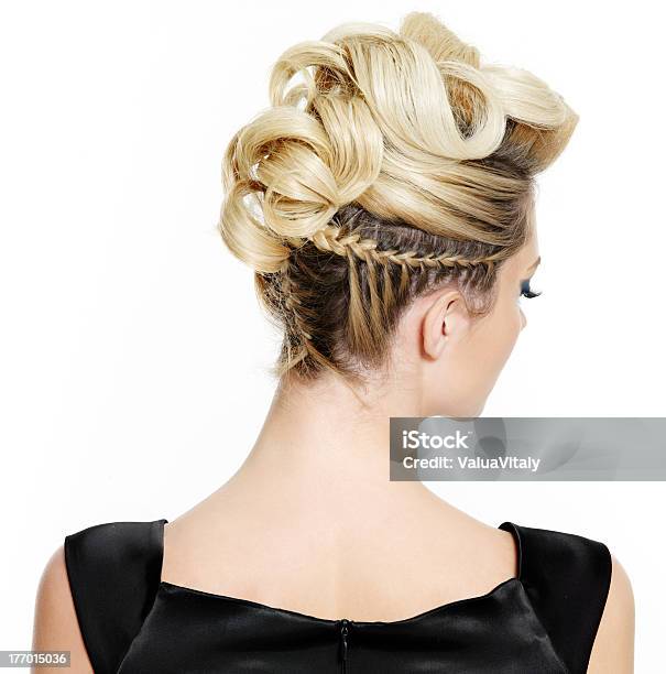 Fashion Creative Hairstyle Stock Photo - Download Image Now - Adult, Beautiful People, Beauty