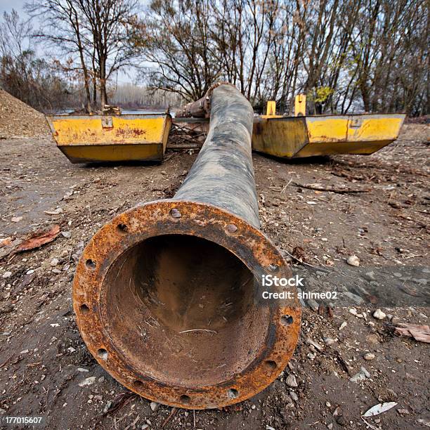 Flanged Pipe Stockfoto und mehr Bilder von Ausrüstung und Geräte - Ausrüstung und Geräte, Baugewerbe, Flansch