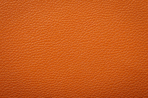 istock Synthetic leather brown background texture. Brown leather textured background. 1770162577