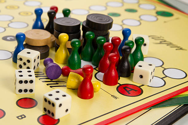 istock Collection of various board game pieces 177016268