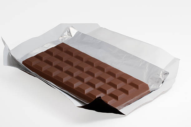 Milk Chocolate bar stock photo