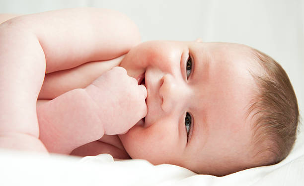 istock Portrait of a five month old baby. 177016893