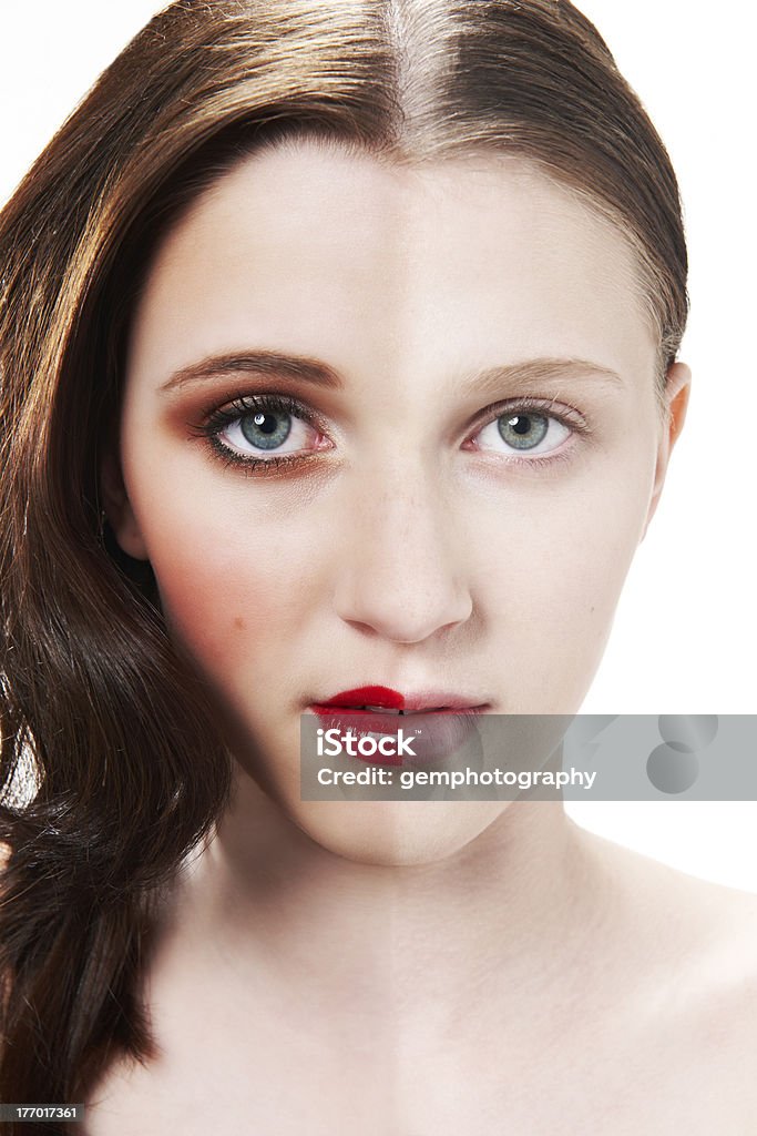 Compongono faccia - Foto stock royalty-free di Trucco per il viso