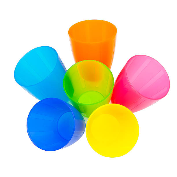 istock Plastic color tumbler 177017426