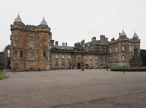 Edinburgh, UK - September 15, 2023: Palace of Holyroodhouse aka Holyroodhouse