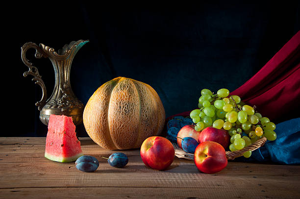 istock Watermelon and various fruits 177017736